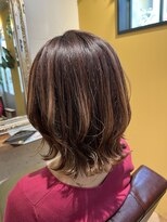 ムーン(moon)&nbsp;#イメチェンヘアスタイル#チェリーブラウン#フェミニンロング