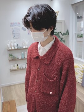 モリオフロムロンドン 松戸店(Morio from London) 【松戸 岩口】ナチュラルカルマパーマ波巻ショート