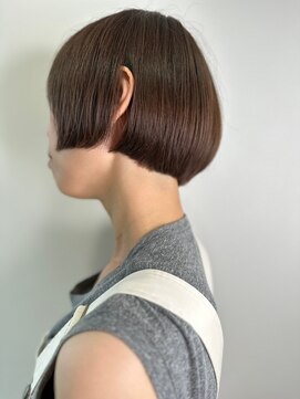 イーストハムアネーロ(EAST HAM anello) 艶髪マッシュミニボブ/モードブラウン