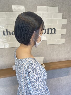 ブルーム(the Bloom) 【イヤリングカラー】ブルーブラック×ブルーラベンダー