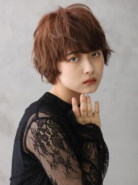 ヘアーカッティングガーデン ジャック モアザン 松山店 ショートレイヤー［松山市駅/白髪ぼかし］