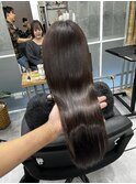 美髪矯正ストレート　カラー履歴のみ