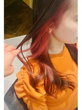 ミエルヘアーエスト 新宿店(mielhair est) ブリーチ1回☆インナーカラー