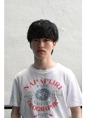 波巻きハイライトアップバングツーブロックマッシュ