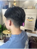 ツーブロックショート