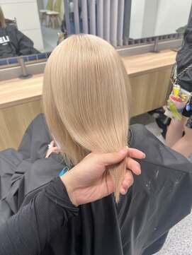 ペレ 渋谷(PELE) 前髪/アンブレラカラー/こなれミディ/イメチェン/ウェーブパーマ