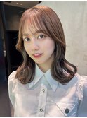 小顔くすみベージュ透明感カラーオリーブカラー_F0208