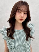 アッシュ 中野店(Ash) イメチェン/似合わせカット/フルバング/レッドブラウン/中野