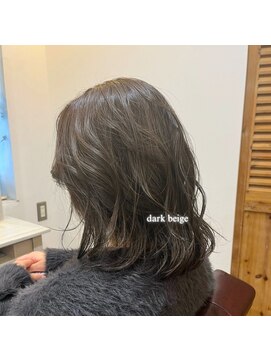 リッチ 横須賀中央店(Rich) ミディアムレイヤー×ダークベージュ