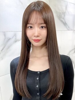 オブハーツ 若葉台店(OF HEARTS)の写真/クセをしっかり伸ばしたい、自然なストレートにしたいなど悩みに合わせた施術が大人気★仕上がり満足度も◎