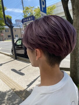 ドアバイリップル(door by LIPPUL) センターパート ピンクラベンダー