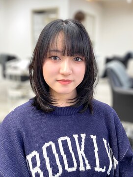 クレム 博多駅店(ChLem) ミディアムレイヤー　髪質改善