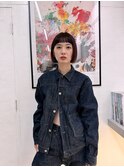 ＊オン眉×ぱっつんボブ＊