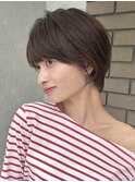 前髪ありショートヘア 40代50代60代  ［#渋谷駅］#35