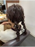 編みおろしツイン