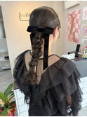 タイトローポニーアレンジ