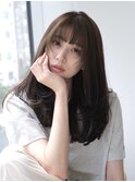 レイヤーカット／ナチュラル／モテ髪/銀座/ロングレイヤー
