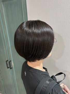 ヘアサロン ナノ(hair salon nano) ショートボブ/前下がりショート/髪質改善/30代/40代/50代/ボブ
