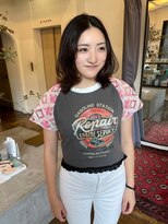 ヘアーアイスカルテット(HAIR ICI QUARTET) 小顔美髪!縮毛矯正レイヤーミディアム×艶髪