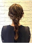 ヘアセット編みおろし結婚式成人式卒業式編み込み二次会イベント