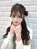 リルミー(Lilme) 大流行中のサイドおだんごハーフアップ