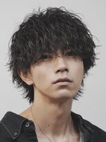 フィフス 原宿(fifth) 原宿シャドウパーマメンズカットツイスパシースルーマッシュ30代