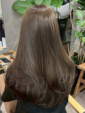 ノート(note) 韓国風レイヤーカット髪質改善ダブルカラーハッシュカット