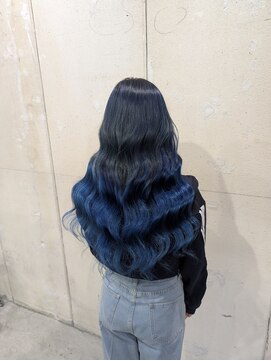 エデンユートピア(EDeN utopia) #カラー#エクステ#シールエクステ#ブルーブラック