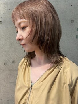 キャロルガーデンズ ボコカ 表参道(Carroll Gardens bococa) 【kacho】ベージュ　裾カラー