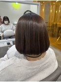 酸性ストレート/縮毛矯正/ボブ/札幌駅