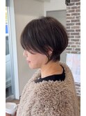キュッとしまる丸みスッキリショート！