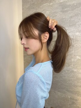 ロンドガーネット 池袋(Lond garnet) 暗めカラー/韓国風巻き/レイヤーカット/髪質改善/縮毛矯正/池袋