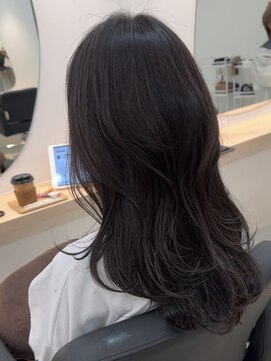 ソソ(soso.) ミディアムヘア/暗めカラー/グランマッシュ/木更津