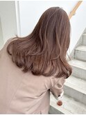 ココアブラウン/ココアベージュ/ミルクティーブラウン/段カット
