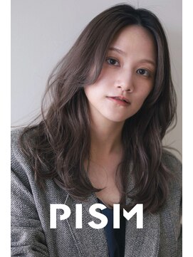 ピズム(PISM) くびれミディアム/グレージュ/透明感カラー