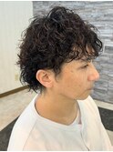 宇都宮メンズカットメンズパーマ波巻きスパイラルパーマツイスパ