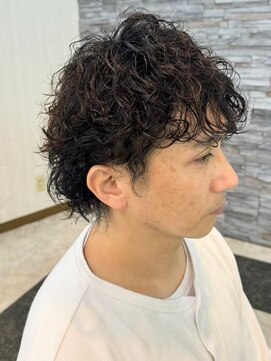 ガーデン 小山店(garden) 宇都宮メンズカットメンズパーマ波巻きスパイラルパーマツイスパ