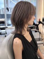 ダブルトーキョー シブヤ(W-TOKYO SHIBUYA)&nbsp;小顔ミディアムウルフハイライト×ウルフ20代30代40代