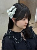 顔周りカット顔周りレイヤーサイドバング前髪カット