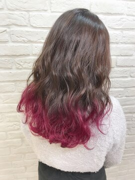 アンククロス 表参道(ANKH CROSS) 【ANKH CROSS表参道 】ガーネットピンクグラデーション