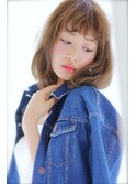 大人可愛いラフボブ×シースルーバングで女子ウケ１００％！！