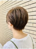 耳掛けマッシュショート