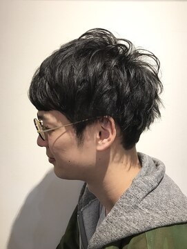 ナインヘアー(NINE HAIR) 【NINE HAIR】マッシュショート_2ブロック_刈上げ