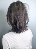 【morio】綺麗でかっこよくて色っぽい黒髪ミディアムウルフ♪