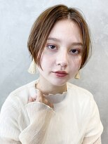 アイティー バイ アルバム 中野店(IT by ALBUM)&nbsp;タイトストレート_エアリーミディショートパーマ_68084