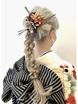 クレドガーデン 綾瀬店(CRED GARDEN) 成人式 卒業式 振袖 袴ヘアセット/アレンジ/編み込み/暗髪/綾瀬c