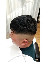 ティーズバーバー 亀有店(T's BARBER) スキンフェードパーマコース