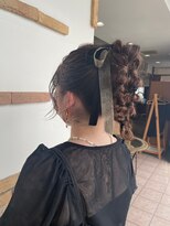 トップヘアー 本店(TOP HAIR) ポニーテールツイン/ヘアアレンジ/ヘアセット/結婚式セット