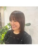 ココアブラウン艶々ボブ！