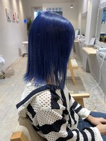 コレット 宇都宮(collet Gigi)&nbsp;前髪/マチルダボブ/ピンクベージュ/インナーグレージュ/ブルー